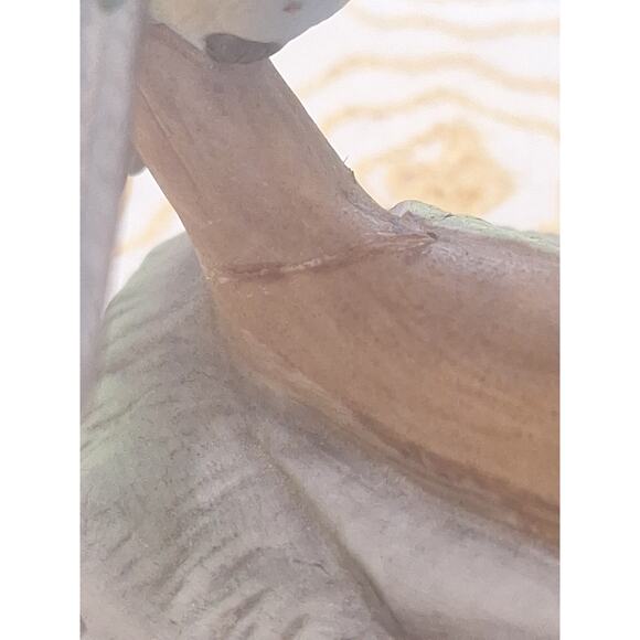 Andrea by Sadek Hummingbird & Royal Crown Dove Figurine Pair – 1980s Porcelain - Picture 8 of 12